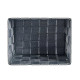 FABRIC CONIC BOX RECT SM GREY