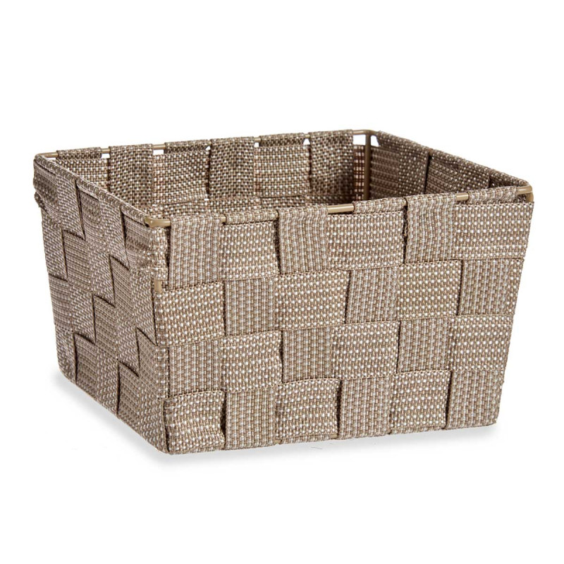 FABRIC CONIC BOX RECT SM NATUR
