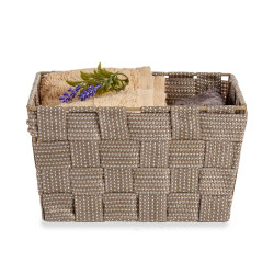 FABRIC CONIC BOX RECT SM NATUR