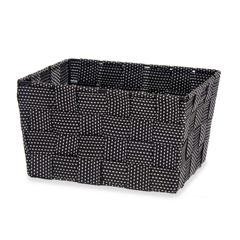 CONIC BASKET RECT SM BLACK