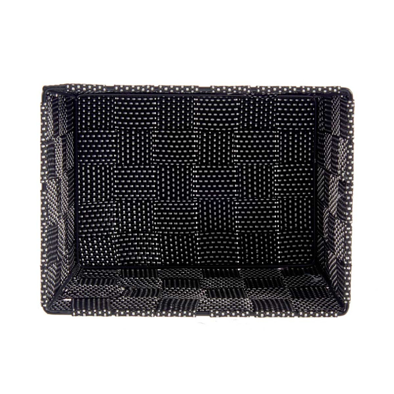 CONIC BASKET RECT SM BLACK