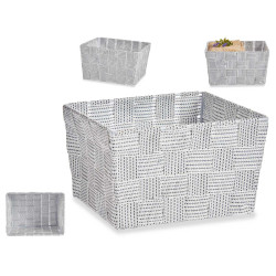 FABRIC CONIC BOX RECT SM WHITE