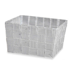FABRIC CONIC BOX RECT SM WHITE