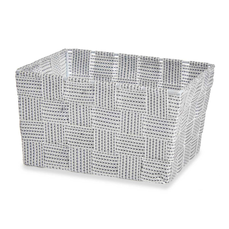 FABRIC CONIC BOX RECT SM WHITE