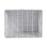 FABRIC CONIC BOX RECT SM WHITE