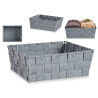 PANIER RECTANGULAIRE SANS ANSES 24CM GRI