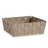 FABRIC BOX RECT WITHOUT HANDLE 24CM BEIGE