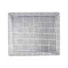 CESTA RECTANGULAR SEM ASAS 24CM BRANCO