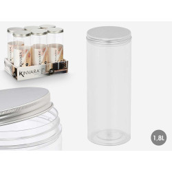 PET JAR ALUMINIUM LID 1,8L