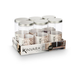 PET JAR ALUMINIUM LID 1,4L