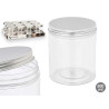 POT EN PET COUVERCLE ALUMINIUM 500ML