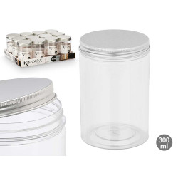 POT EN PET COUVERCLE ALUMINIUM 300ML