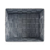 CESTA RECTANGULAR SEM ASAS 17CM CINZA