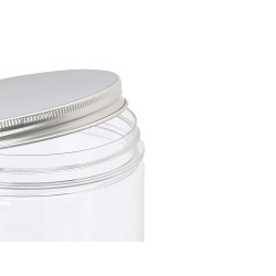 POT EN PET COUVERCLE ALUMINIUM 300ML