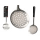 SPATULE ÉCUMOIRE MANCHE DOUCE NOIR MAT