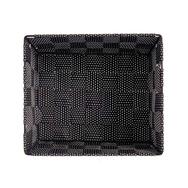 FABRIC BOX RECT WITHOUT HANDLE 17CM BLACK