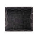 CESTA RECTANGULAR SEM ASAS 17CM PRETA