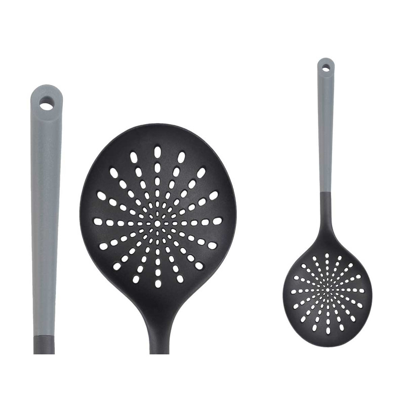 ECUMOIRE BICOLORE NOIR GRIS