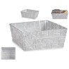 FABRIC BOX RECT WITHOUT HANDLE 17CM WHITE