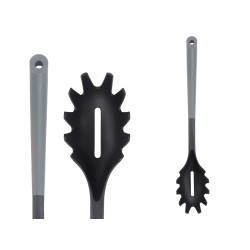 BICOLOR SPAGHETTI SPOON BLACK GRAY