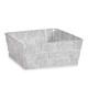 CESTA RECTANGULAR SEM ASAS 17CM BRANCO