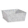 FABRIC BOX RECT WITHOUT HANDLE 17CM WHITE