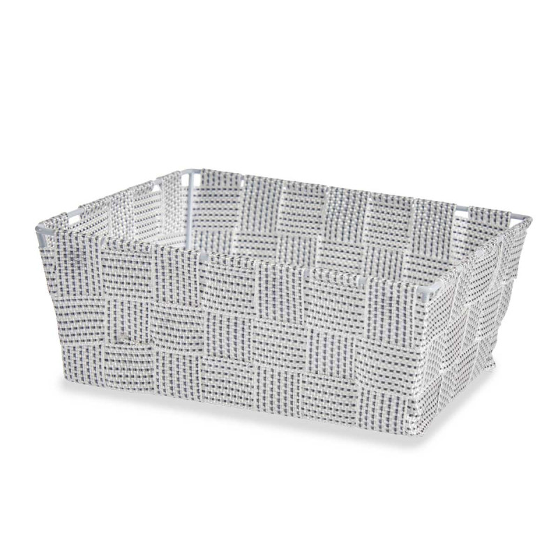 CESTA RECTANGULAR SEM ASAS 17CM BRANCO