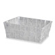 CESTA RECTANGULAR SEM ASAS 17CM BRANCO