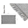 TAPPETO DI COTONE GRIGIO 50X80CM