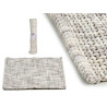 GREY KNITTED CARPET 50X80CM 