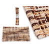 TAPPETO IN MAGLIA MARRONE 50X80CM
