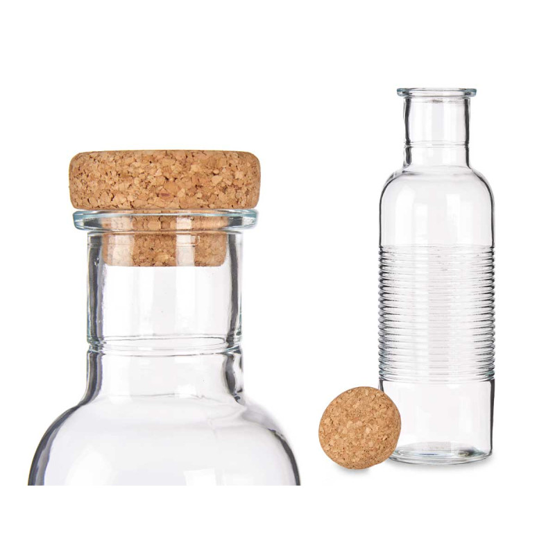 GARRAFA HOOP COM TAMPA CORTIÇA 1070ML