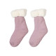 CALCETIN SHERPA INFANTIL LILA CLARO