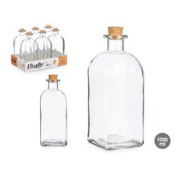 BARATTOLO VETRO 1000ML TAPPO IN SUGHERO