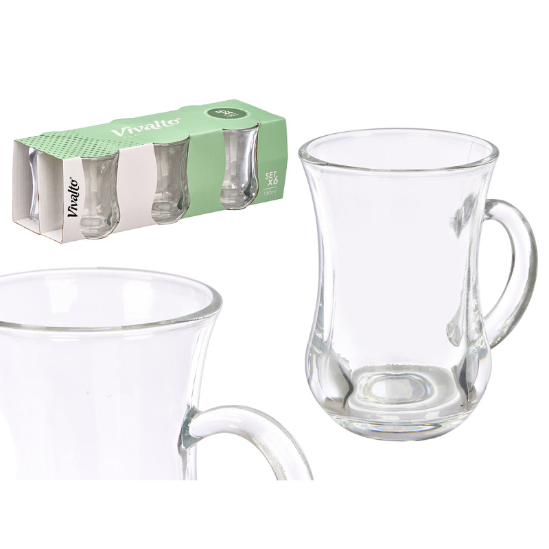 CONJUNTO 6 JARRAS DE CHÁ PEQUENAS 