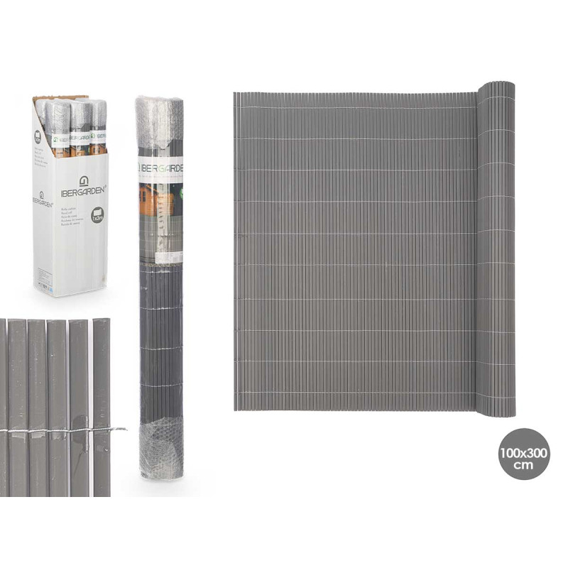 ROTOLO CANNICCIO RECINZIONE GRIGIO PVC