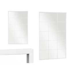 ESPELHO FORMATO JANELA BRANCO 150X90CM