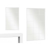 WHITE WINDOW MIRROR 150X90CM