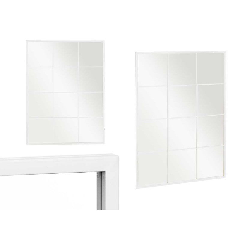 MIROIR FENÊTRE BLANC 120X90CM