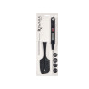 SILICONE SPATULA SPIKE TEMPERATURE BLACK