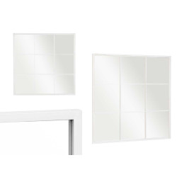 MIROIR FENÊTRE BLANC 90X90CM