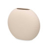 VASO CERAMICA CIRCOLARE 29CM BEIGE