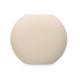 VASE CERAMIQUE CIRCULAIRE 29CM BEIGE