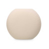 VASO CERAMICA CIRCOLARE 29CM BEIGE