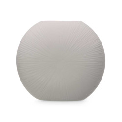 CERAMIC VASE CIRCULAR 29CM GREY
