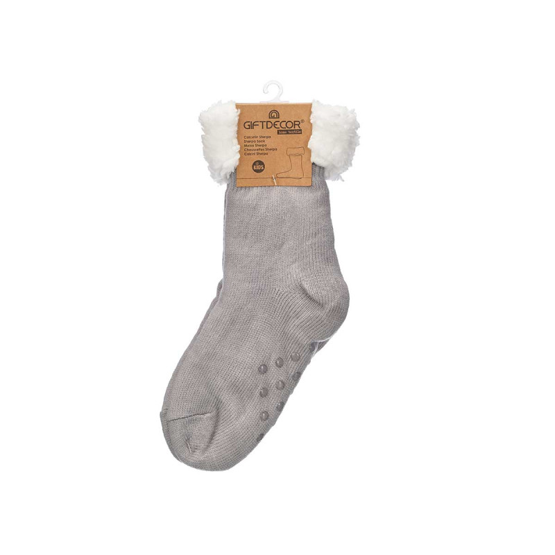 CALZA TERMICA INFANTILE GRIGIO CHIARO 