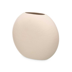 VASO CERAMICA FORMATO CIRCULAR 40CM BEGE