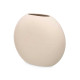 VASO CERAMICA FORMATO CIRCULAR 40CM BEGE