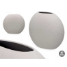 CERAMIC VASE CIRCULAR 40CM GREY
