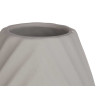 CERAMIC VASE DIAGONAL STRIPE 41CM GREY
